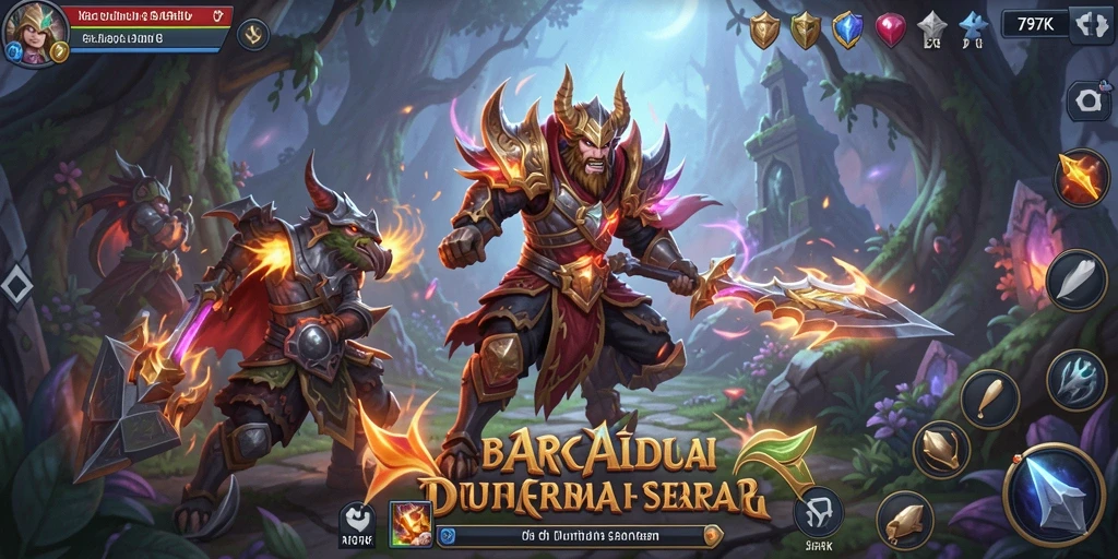 Tangkapan layar dari gameplay ARPG yang seru di 797K.