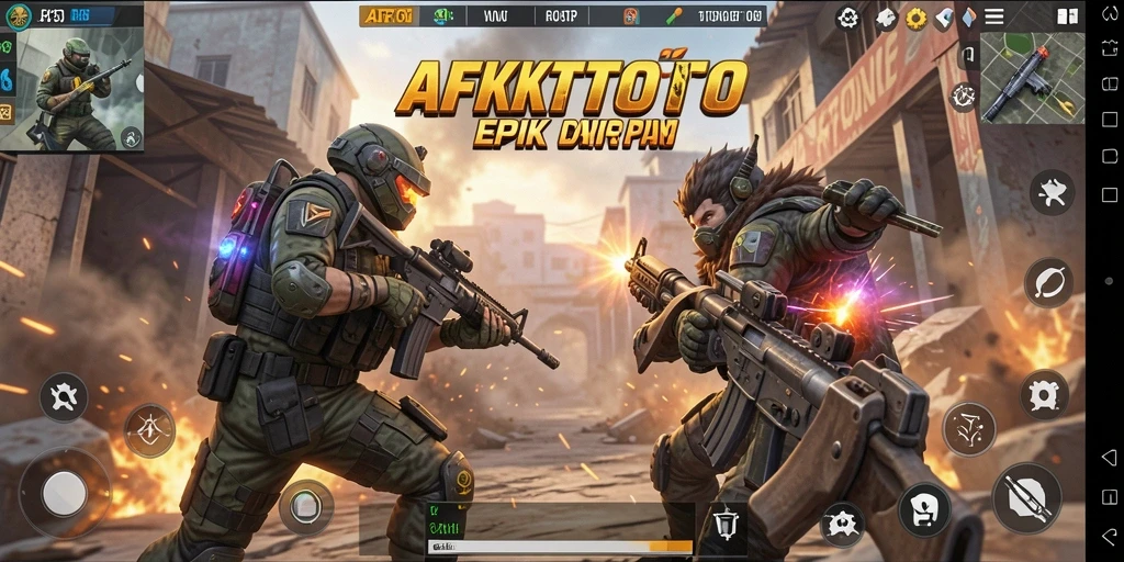 Tampilan menegangkan dari pertempuran intens di AFKTOTO.