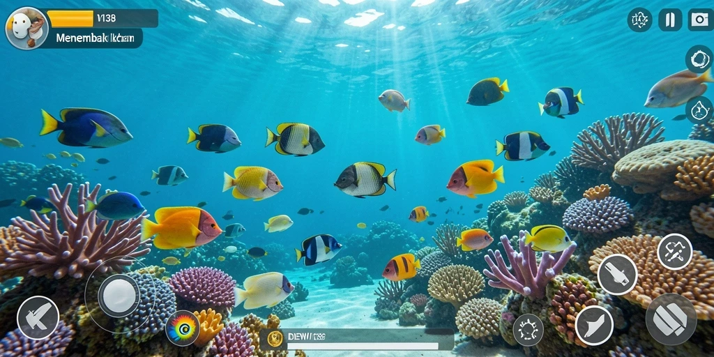 Tangkapan layar dari gameplay seru Tembak Ikan DEWI138.