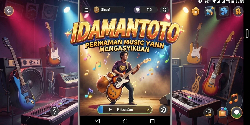 Tampilan gameplay seru dari IDAMANTOTO yang menyuguhkan pengalaman musik interaktif.