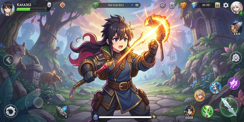 Tampilan menarik dari gameplay KAKA303 yang penuh aksi dan petualangan.