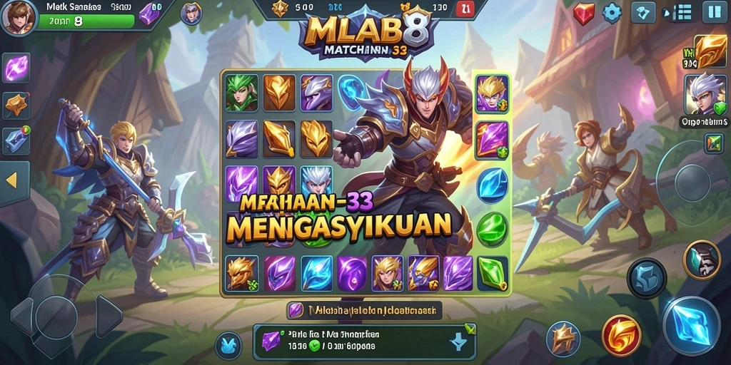 Tampilan gameplay MLBB8 yang menawan dan penuh warna.