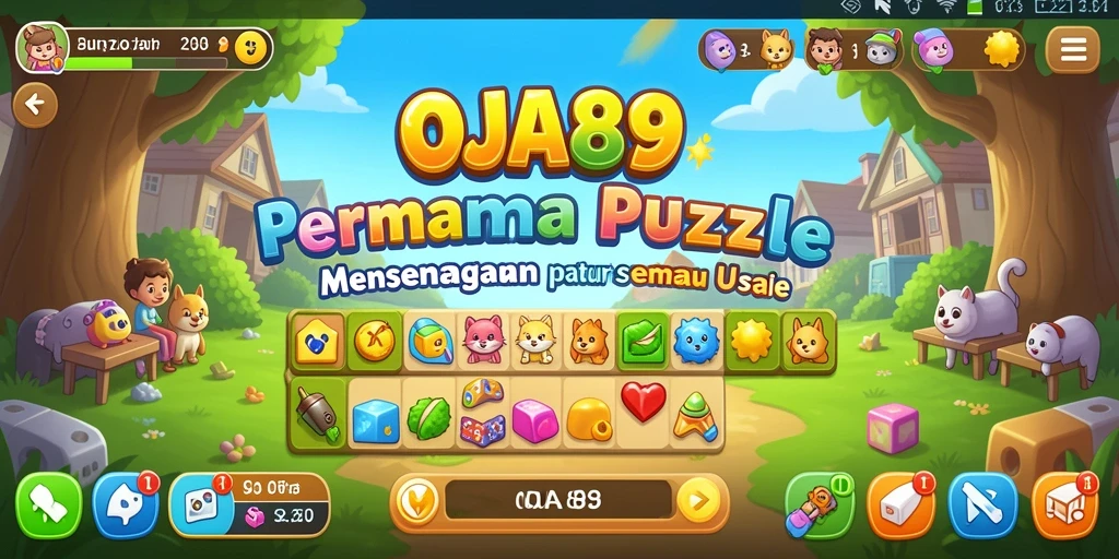 Screenshot OJA89 menampilkan gameplay Puzzle yang menantang dan menarik.