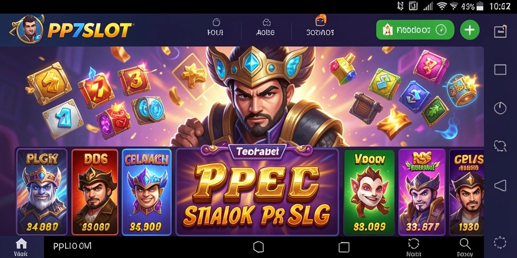 Tampilan gameplay dan fitur seru di PP7SLOT.