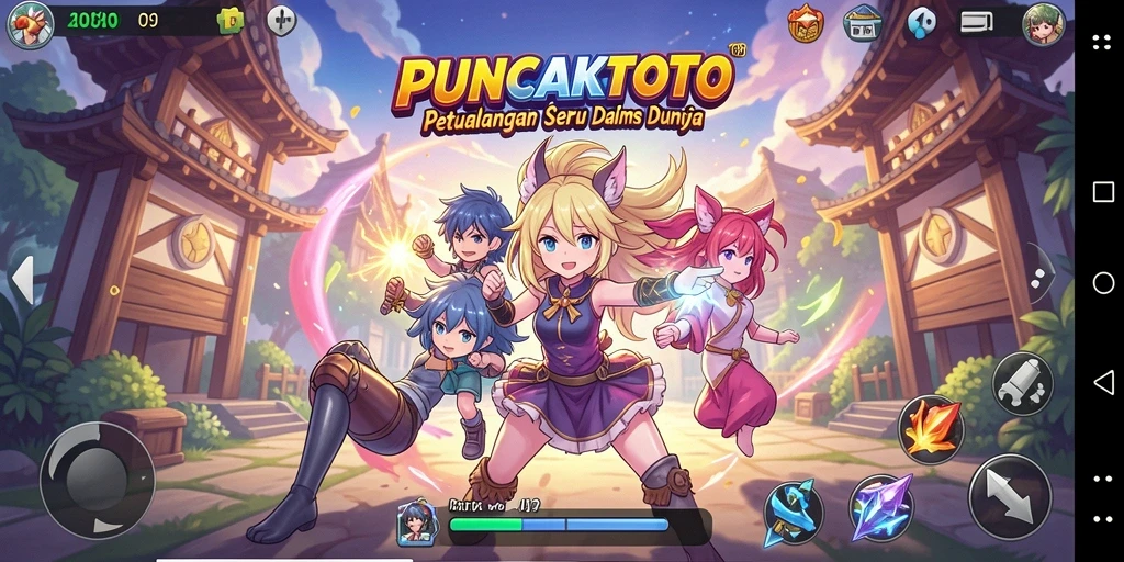 Gameplay menarik dari PUNCAKTOTO yang menggambarkan karakter anime.