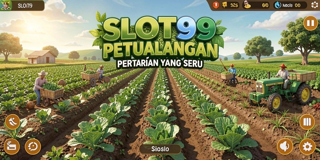 Tangkapan layar menunjukkan aktivitas bertani yang menarik di SLOT99.