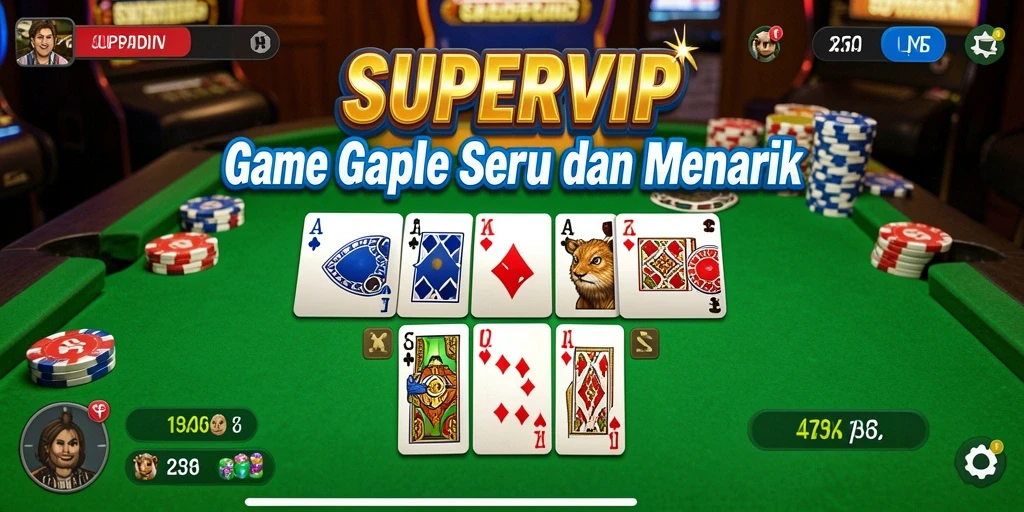 Screenshot gameplay SUPERVIP dengan tampilan menawan.